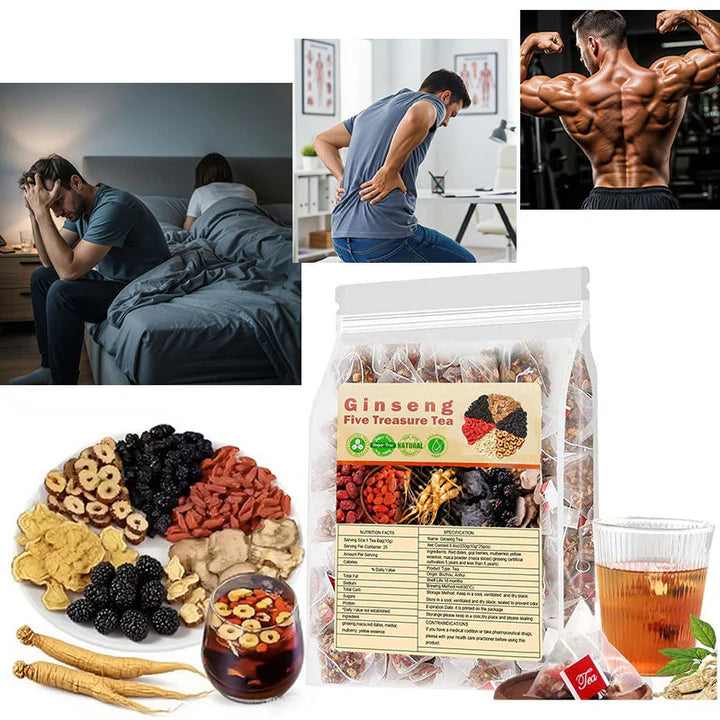 Men’s Herbal Power Tea – Ginseng Energy Booster